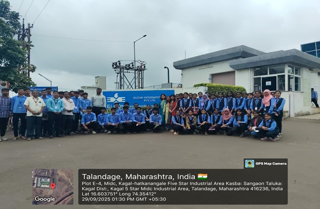 Industrial visit – ELCOM International Pvt. Ltd, Kagal, Kolhapur.